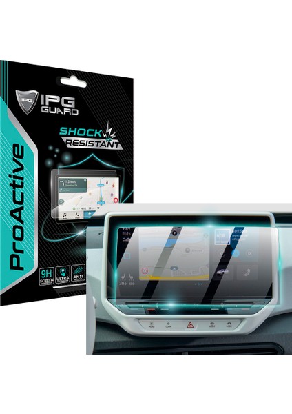 Volkswagen 2023 Id.6 - Id.6 Crozz Pro 12 Inch Navigasyon Için 9h Nano Ipg Proactive Ekran Koruyucu