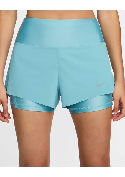 Dri-Fit Swift Mid-Rise 8cm (Approx.) 2-In-1 Running Kadın Şort