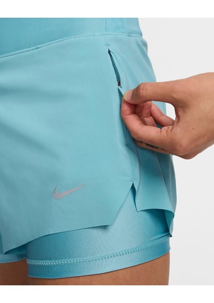 Dri-Fit Swift Mid-Rise 8cm (Approx.) 2-In-1 Running Kadın Şort