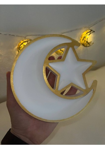 Ramazan Süsü, Ramazan Dekoru, Ramazan Dekoratif Tabak, Ay Yıldız Dekoratif Tabak fırsatları