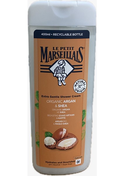 Argan ve Shea 400 ml Duş Jeli