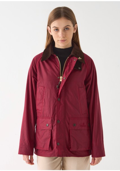 Barn Yağlı Ceket (Koyu Kırmızı)/ Wax Jacket (Perfect Red ) / Barn Waxed Cotton Jacket fiyatları