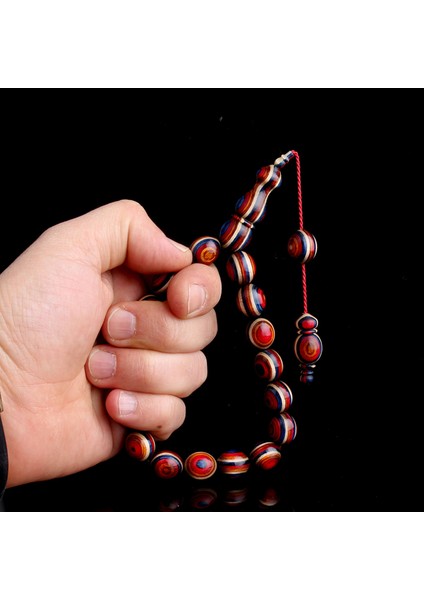 Sistemli Kâfur Ağacı 17'li Efe Maskot Model Tesbih modelleri