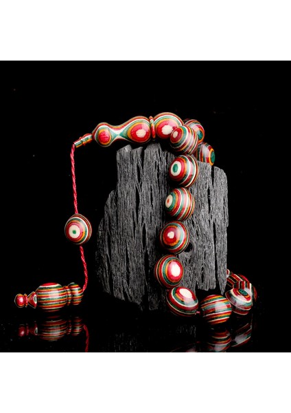 Sistemli Kâfur Ağacı 17'li Efe Maskot Model Tesbih