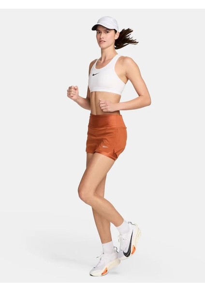 Swift Dri-Fit Kadın Turuncu Koşu Şortu