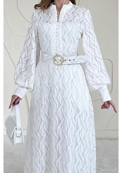 Kemer Detaylı Astarlı Elbise fiyatları