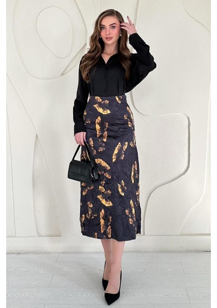 Baskılı Kroşetalı Etek indirimleri