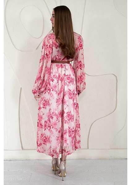 Şifon Kemer Detaylı Elbise indirimleri