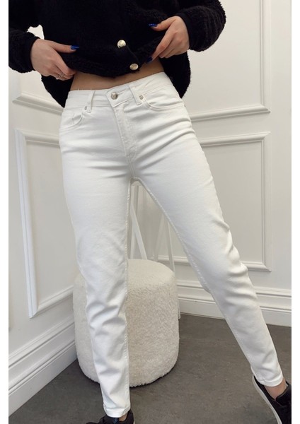 Penolope Kadın Slim Boyfriend Jean