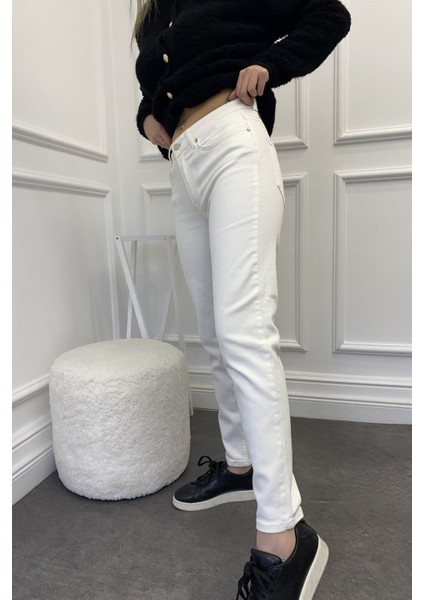 Penolope Kadın Slim Boyfriend Jean fırsatları