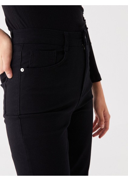 Lucas Siyah Süper Yüksek Bel Boyfriend Kadın Jeans Kot Pantolon Mom 2024 fırsatları