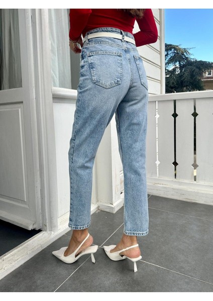 Kar Yıkama Boyfriend Jean Pantolon