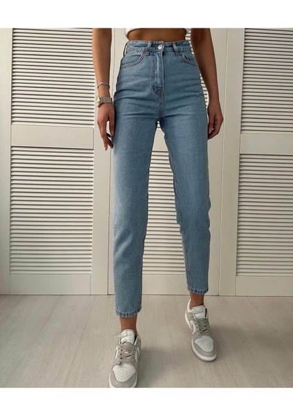 Leo 90's Dora Valerie Mavi Kar Mom Jean Pantolon fiyatları