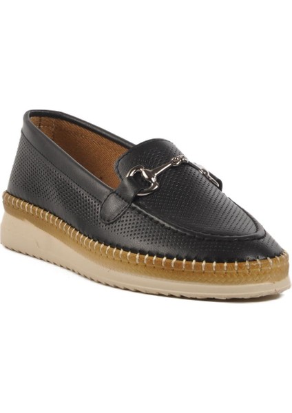 651562 Z Siyah Poliüretan Kadın Günlük Ayakkabı