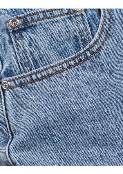Pera Kar Mavi Mom Jean Kadın Boyfriend Yüksek Bel Likralı Kot Pantolon fırsatları