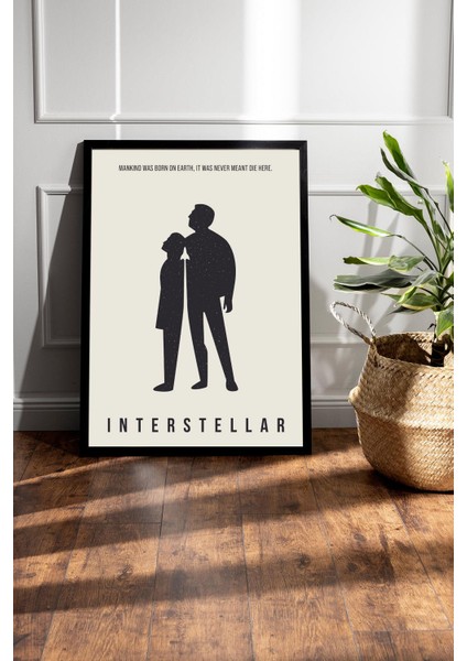 Interstellar Çerçeveli Tablo - Yıldızlararası Film Posteri Tablo fiyatları