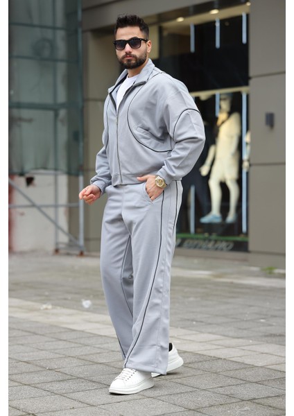 Erkek Şeritli Eşofman Takımı