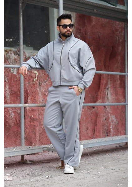 Erkek Şeritli Eşofman Takımı indirimleri