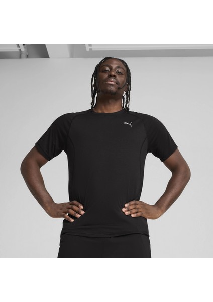 Run Tri-Blend Siyah Erkek Tişörtü 52660301