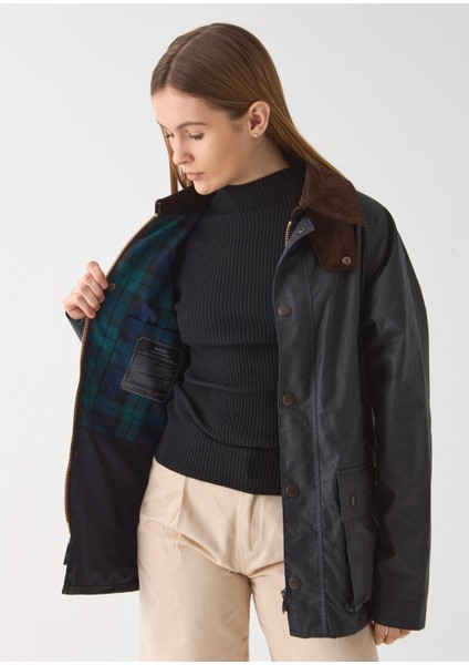 Barn Yağlı Ceket (Mavi)/ Barn Wax Jacket (Navy) / Barn Yağlı Ceket (Mavi) / Barn Waxed Cotton Jacket fiyatları