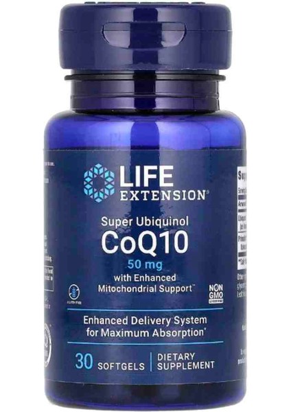 Süper Ubiquinol COQ10 50 mg 30 Tablet
