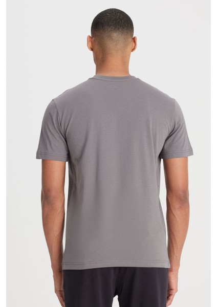 Lee Bisiklet Yaka T-Shirt Antrasit Erkek Kısa Kol T-Shirt fiyatları