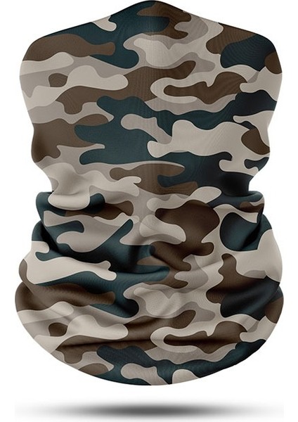 Baf Bandana Kamuflaj Krem