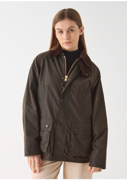 Barn Yağlı Ceket (Olive)/ Wax Jacket (Olive)/ / Barn Waxed Cotton Jacket