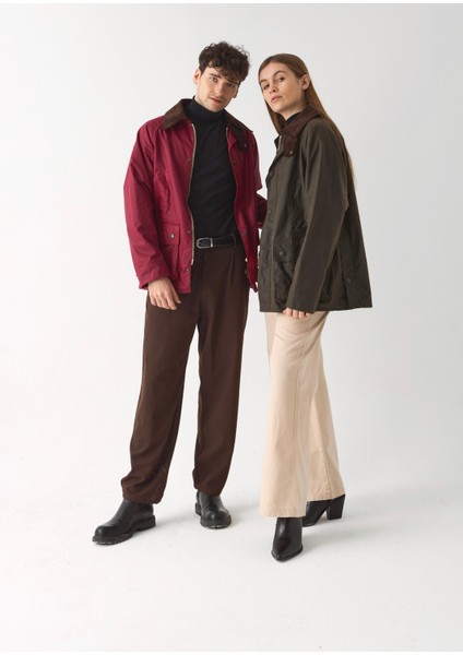 Barn Yağlı Ceket (Olive)/ Wax Jacket (Olive)/ / Barn Waxed Cotton Jacket indirimleri