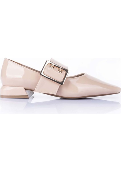 Devan Kadın Rugan Bej Babet Ayakkabı fiyatları