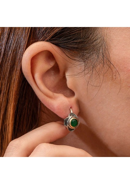 Gümüş Çiçek Desenli Otantik Kadın Küpe fiyatları