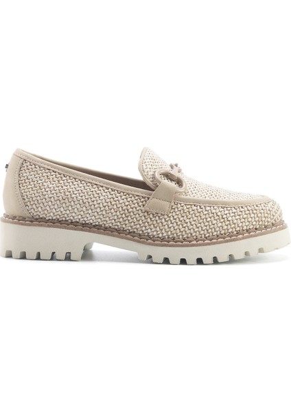 Nomı 5fx Bej Kadın Loafer