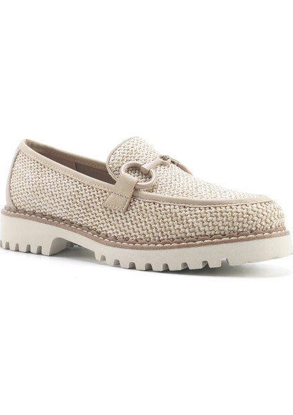 Nomı 5fx Bej Kadın Loafer