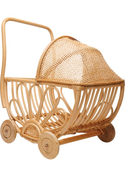 Rattan Oyuncak Çiçekli Bebek Arabası fiyatları