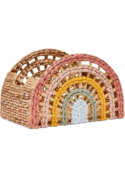Gökkuşağı Rattan Sepet