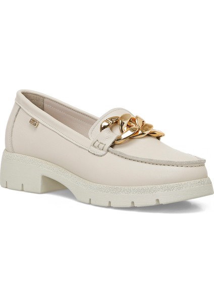 Mehy 5fx Bej Kadın Loafer