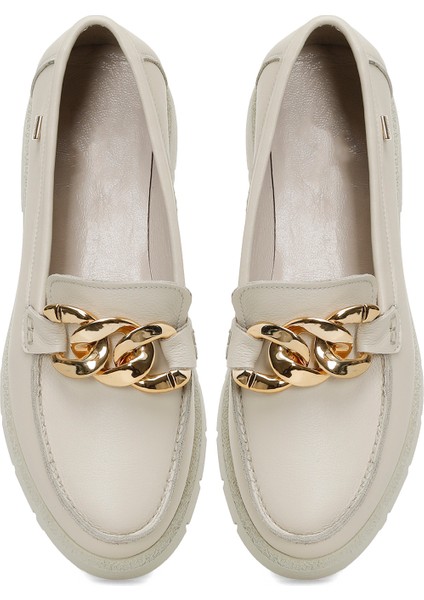 Mehy 5fx Bej Kadın Loafer