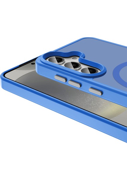 Samsung Galaxy S25 Kılıf Magsafe Şarj Özellikli Mat Arka Yüzey Zore Sio Kapak + Nano Ekran Koruyucu modelleri