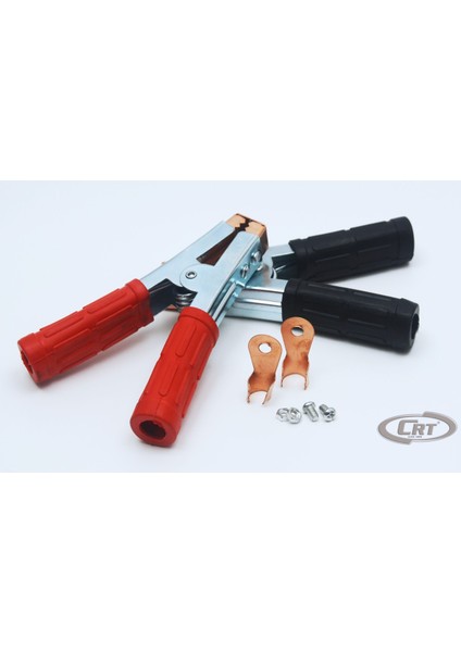 Akü Maşası Profesyonel 2'li Paket Kırmızı-Siyah