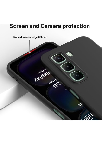 Infinix Hot 50 5g Uyumlu Kılıf Dayanıklı Şık Koruma Ince Tasarım Renkli Silikon Kapak fiyatları