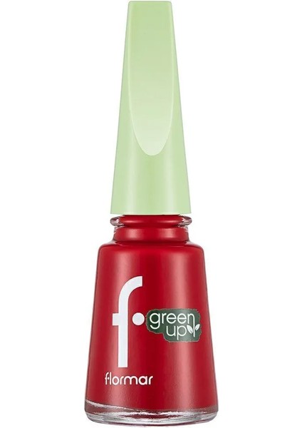 Parlak Bitişli Nefes Alabilen Vegan Oje-Green Up Nail Enamel-009 Red Apple