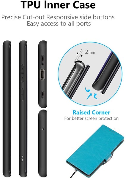 Apple Iphone 16 Uyumlu Kılıf Deri Görünümlü Kapaklı Kartlıklı Standlı Kamera Koruyuculu Kapak indirimleri