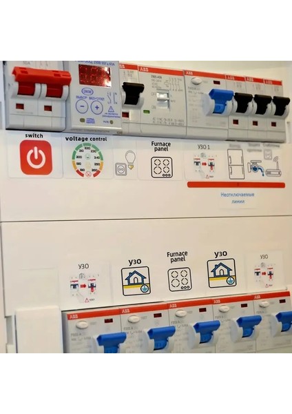 (2Adet) Elektrik Paneli Etiketi Sticker,54 Adet/Set Elektrik Kutusu Elektrik Paneli Devre Kesici Hatırlatma Sticker Hızlı Tanımlama Etiketi Etiket Sticker Grubu fırsatları