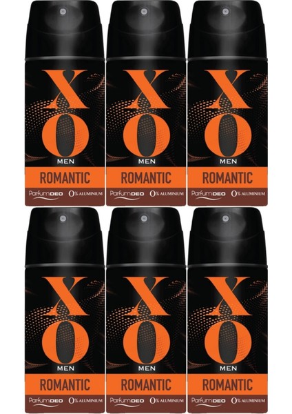 Deodorant 150 ml Erkek Romantıc 6’lı