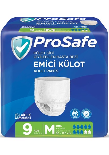 Emici Külot Hasta Bezi Orta-Medium 81 Adet 9x9