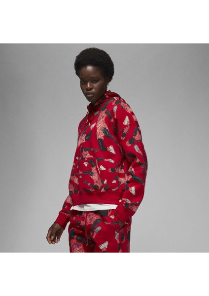 Jordan Brooklyn Fleece Printed Pullover Hoodie Kadın Sweatshirt