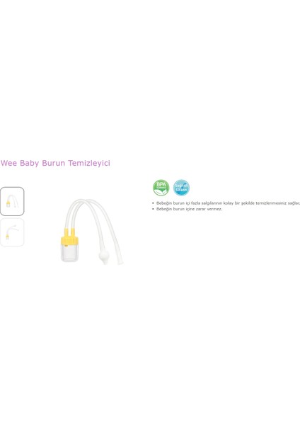 Burun Aspiratörü ve Temizleyici (5 Li Set)