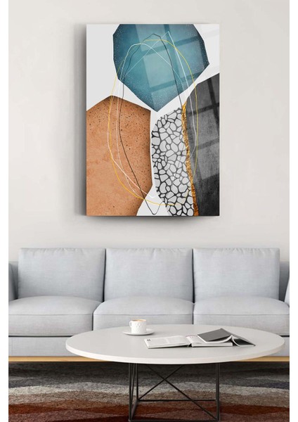 Soyut Desenler Kırılmaz Cam Tablo Modern Tasarım Tablo Ofis Tablosu Salon Tablo fiyatları