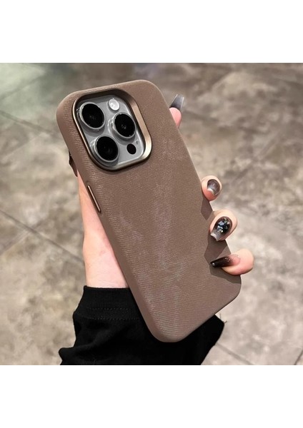 Apple iPhone 16 Pro Uyumlu Darbelere Karşı Dayanıklı Dokulu Kadife Kılıf fiyatları