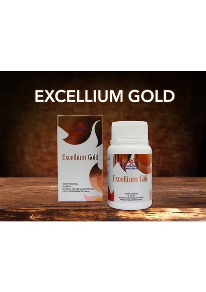 Excellıum Gold Takviye Edici Gıda 32.7 gr 60 Kapsül x 545 mg